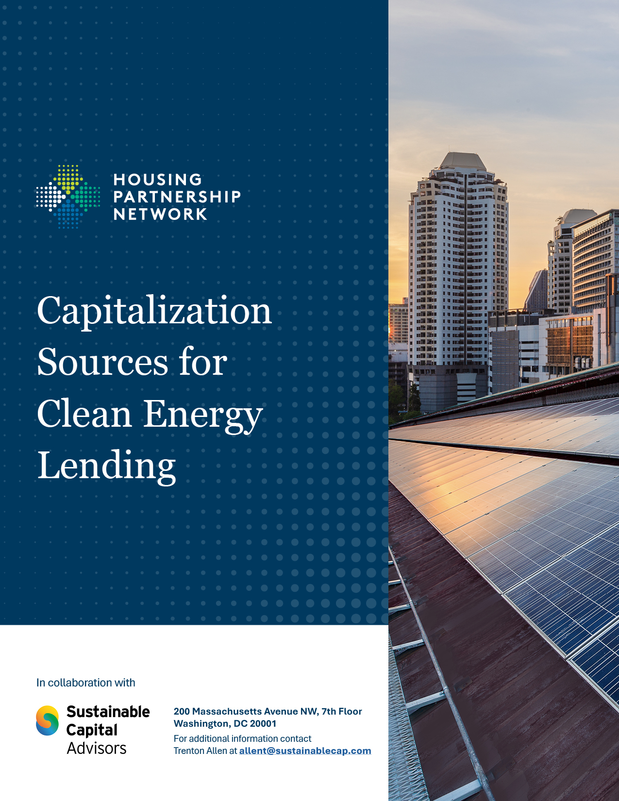 Capitalization Sources for Clean Energy Lending Cover